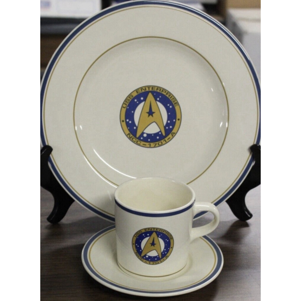 PFALTZGRAFF STAR TREK USS ENTERPRISE NCC 1701 3 PIECE BUFFET SET
